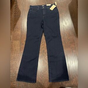 NYDJ Blake Slim HR Flare Straight Size 12 Lift X Tuck Technology NEW